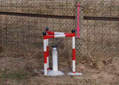 Ausbau eines Bohrlochs zur 2“ Grundwassermeßstelle zur Entnahme von Wasserproben