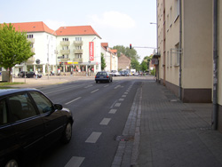 B 102, Ortsdurchfahrt Rathenow, zwischen Luchsweg und Am Krgraben