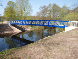 Kloster Lehnin, Wiederaufbau der ehemaligen Amtsbrücke über den Emsterkanal